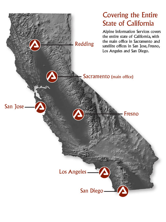 CA Coverage Area Map for Alpine